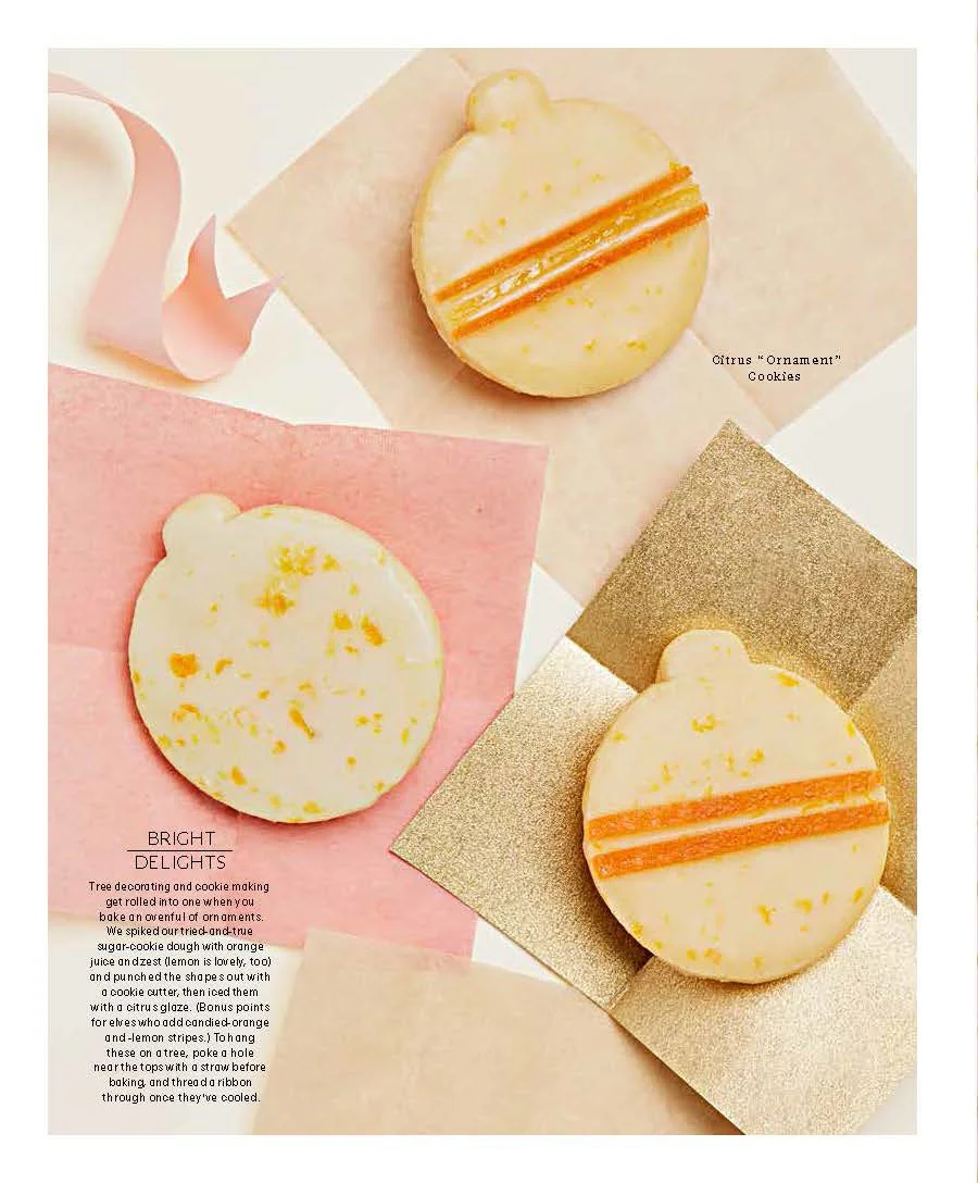 Sugar Cookie Ornaments, Martha Stewart Living