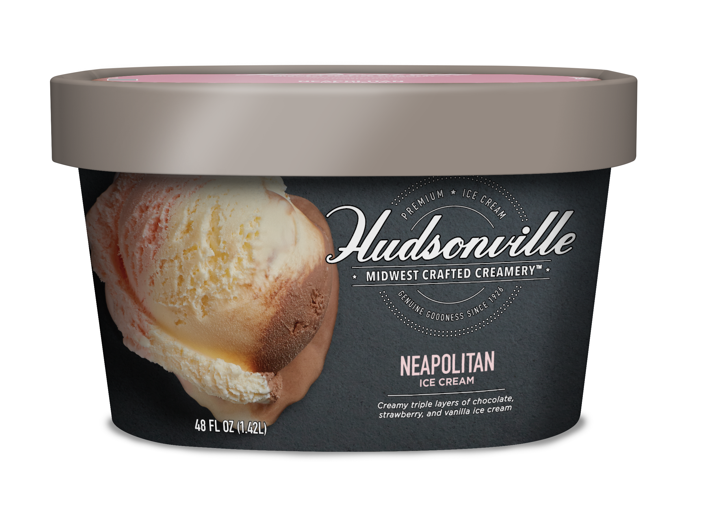 Hudsonville Ice Cream: Neapolitan