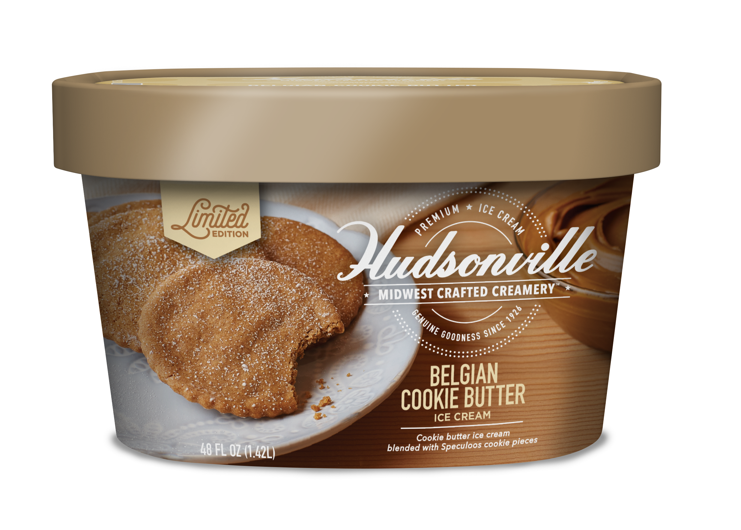 Hudsonville Ice Cream: Belgian Cookie Butter