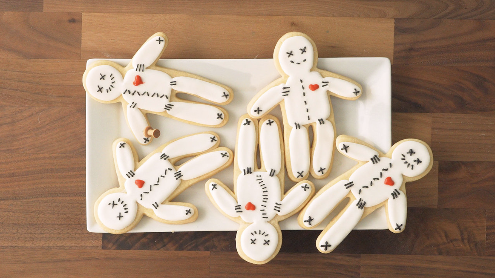 Voodoo Doll Sugar Cookies: Real Simple