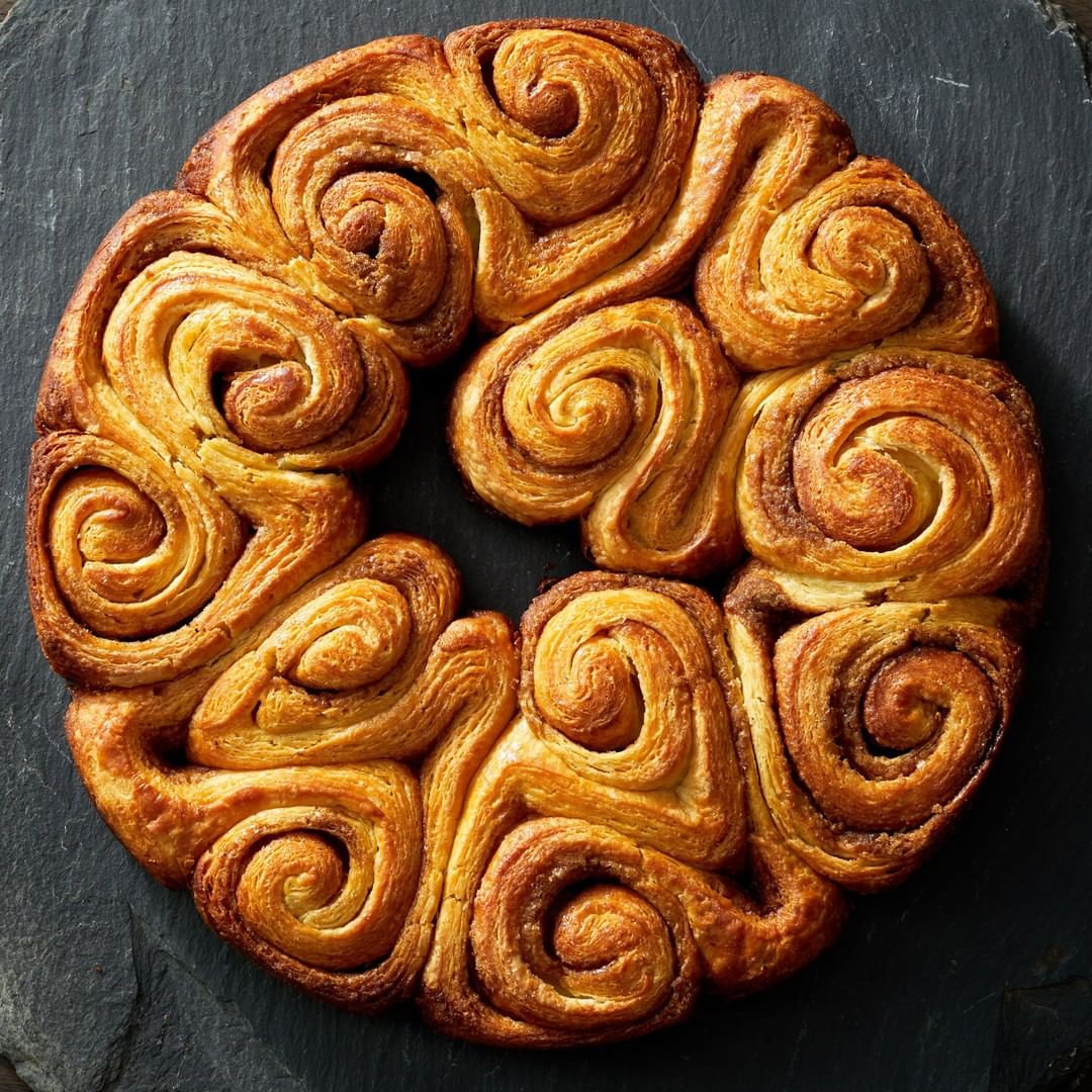 Cinnamon Swirl Danish (Martha Bakes on PBS)