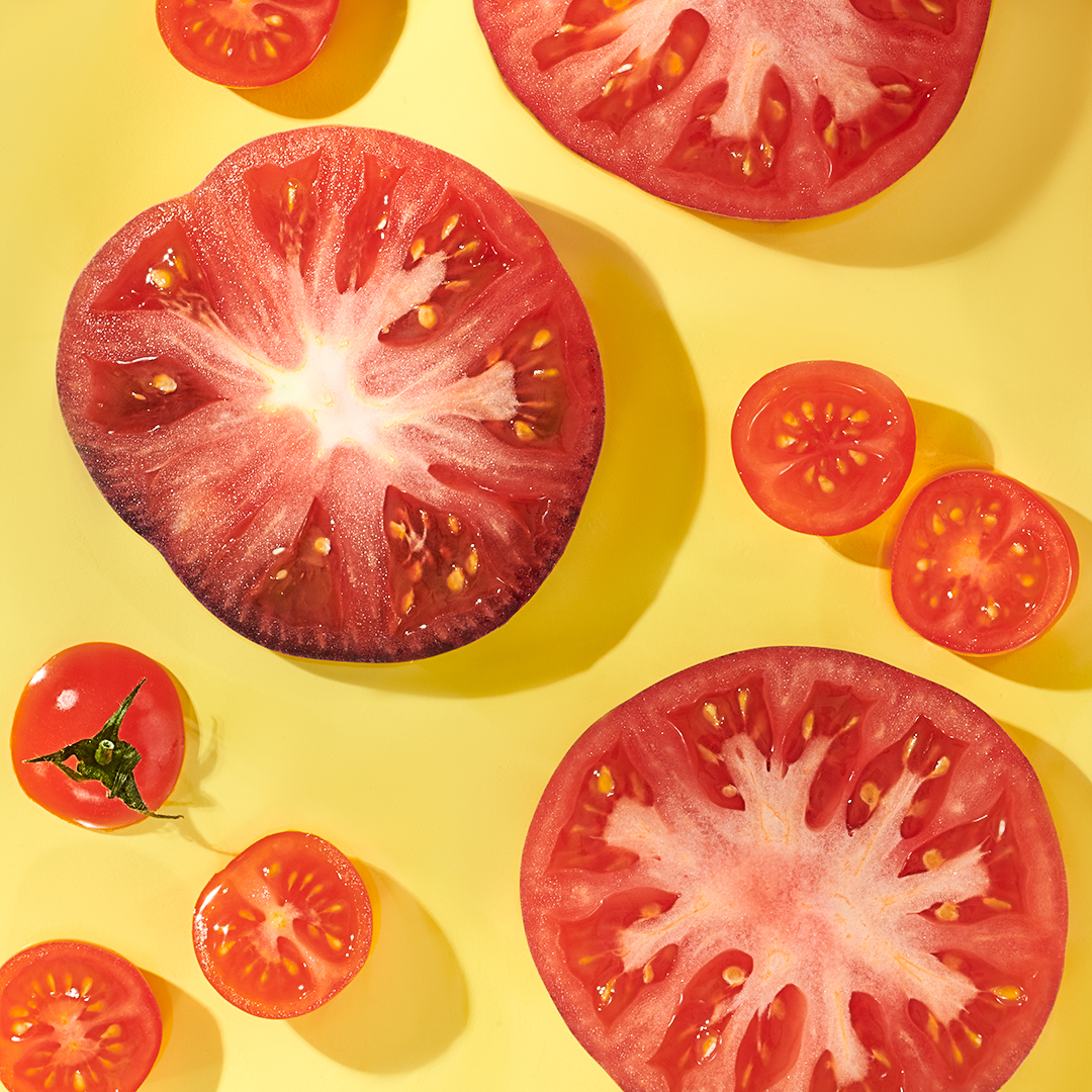 Sliced tomatoes