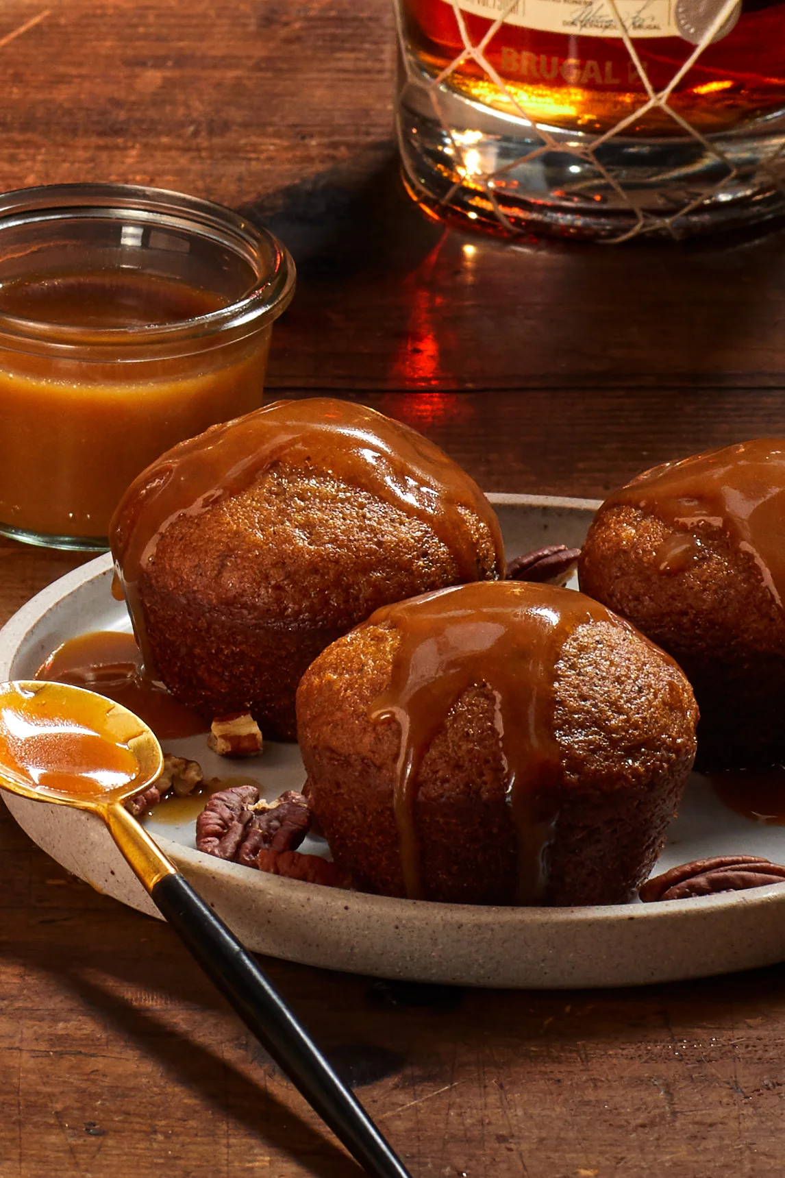 Sticky Date Cakes for Brugal 1888, Photo by Mike Krautter