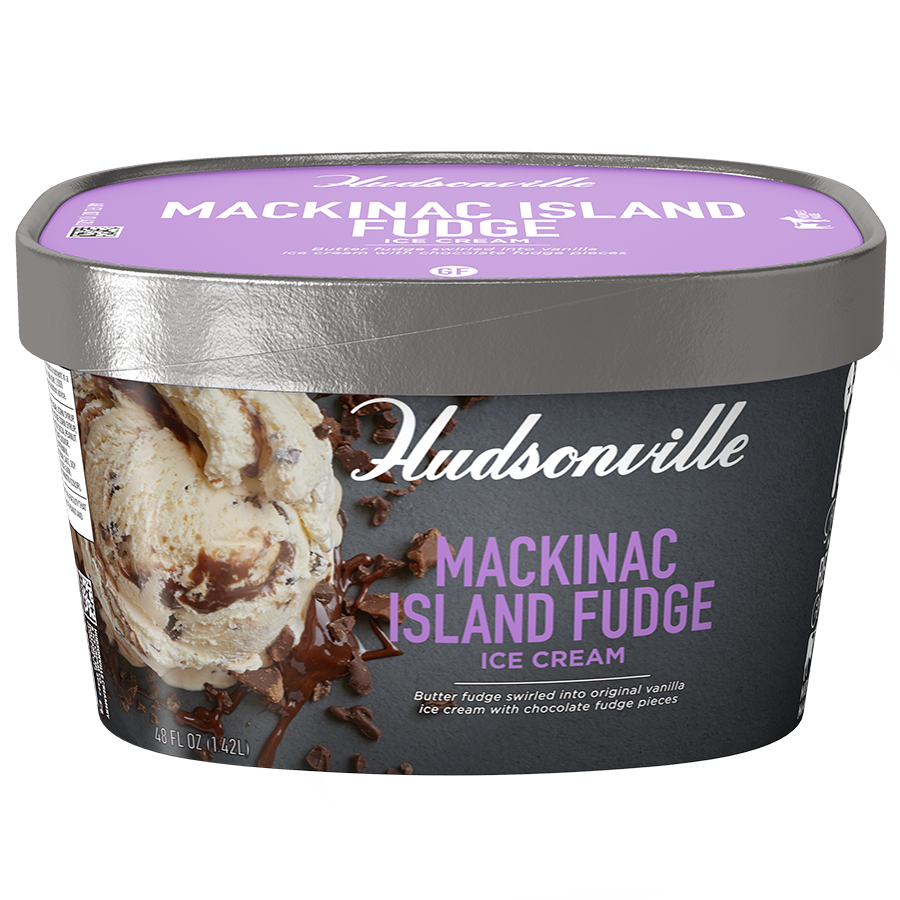 Hudsonville Ice Cream: Macanac Island Fudge
