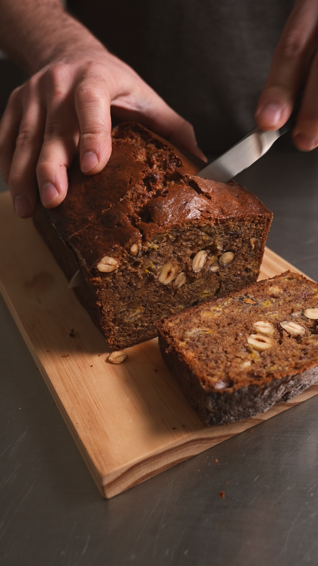 Hazelnut Banana Bread