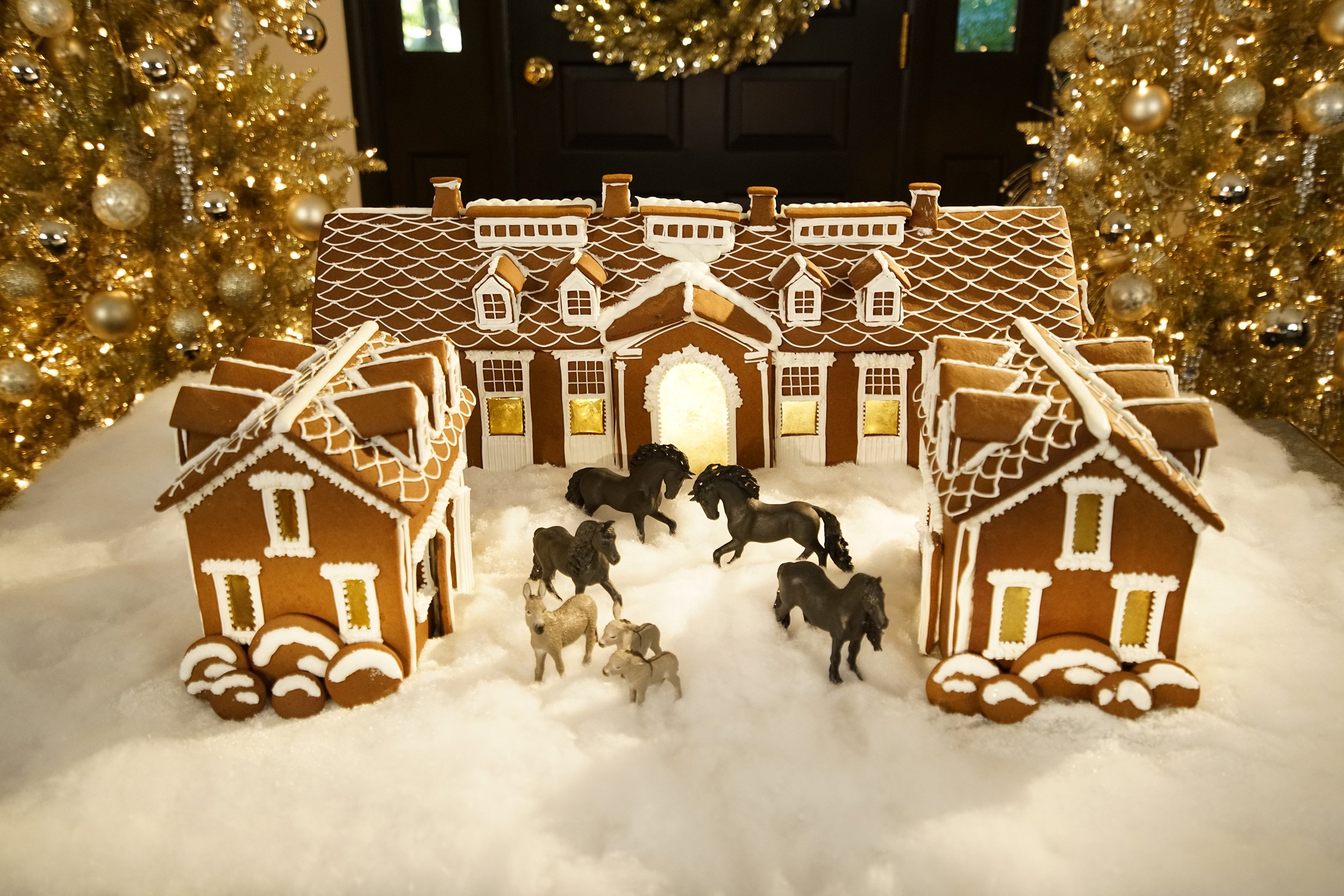 Gingerbread Stables for Martha's Holidays on Roku