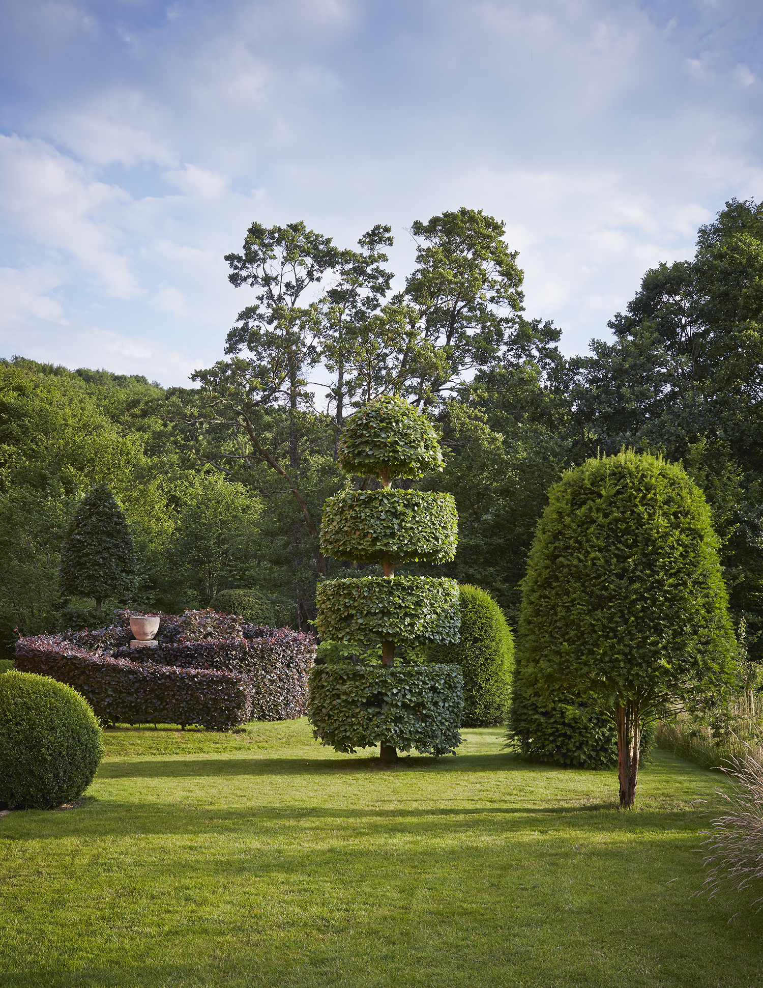 Topiaries at Allt-y-Bela, Wales