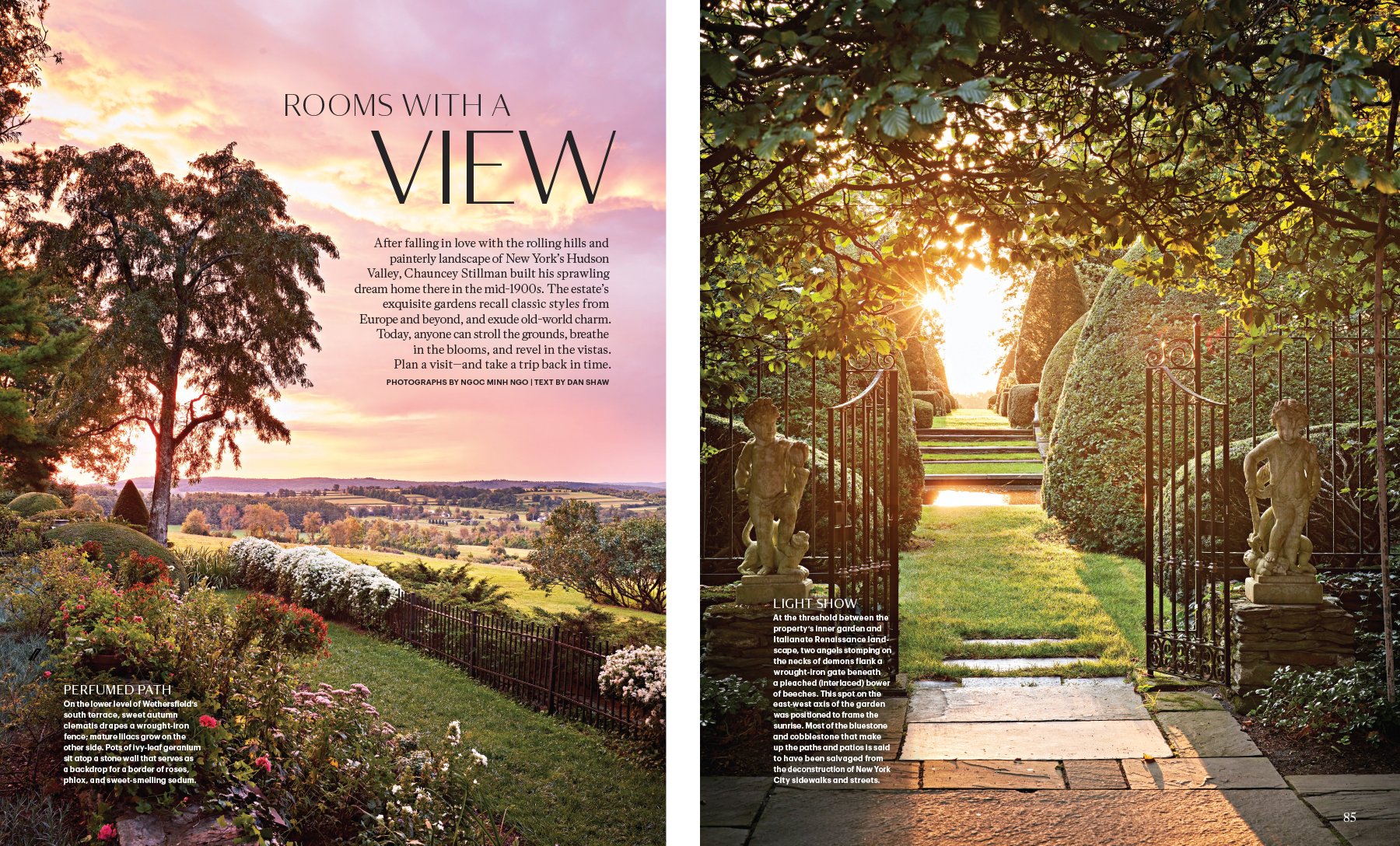 Martha Stewart Living. Hudson Valley, NY.