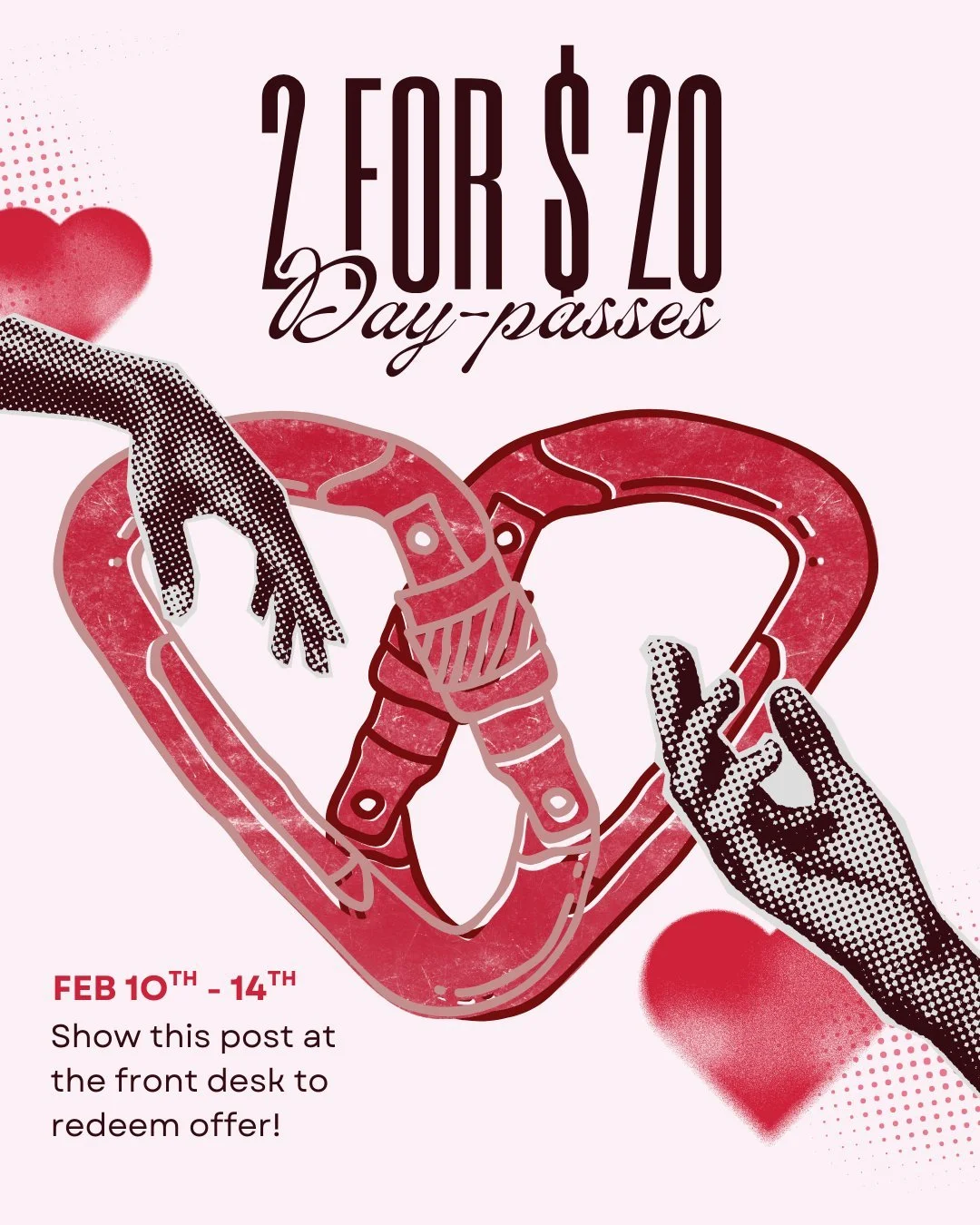 Starting tomorrow (2/10) and ending Saturday (2/14)!