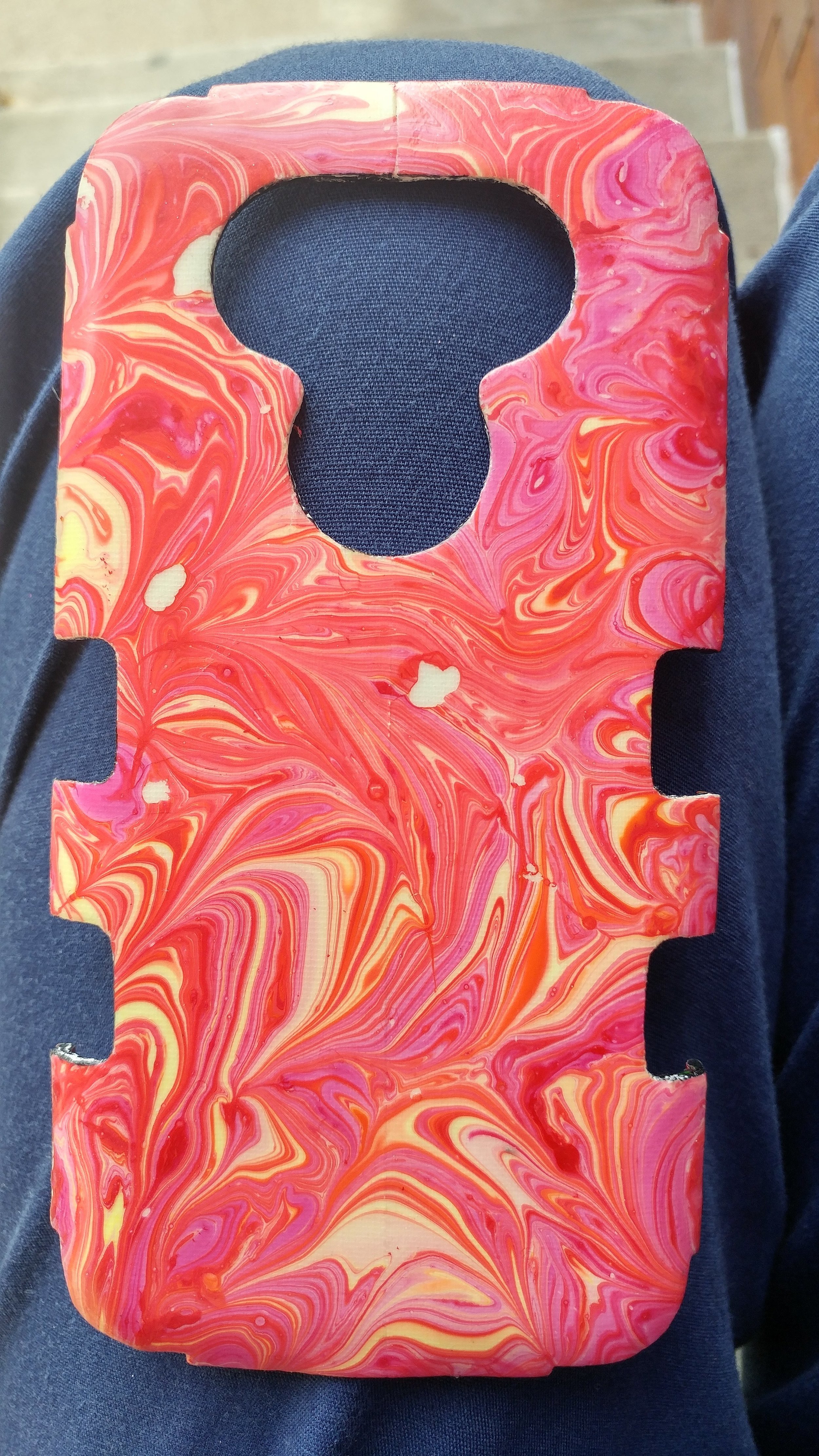 Red and Orange Water Marble Phone case