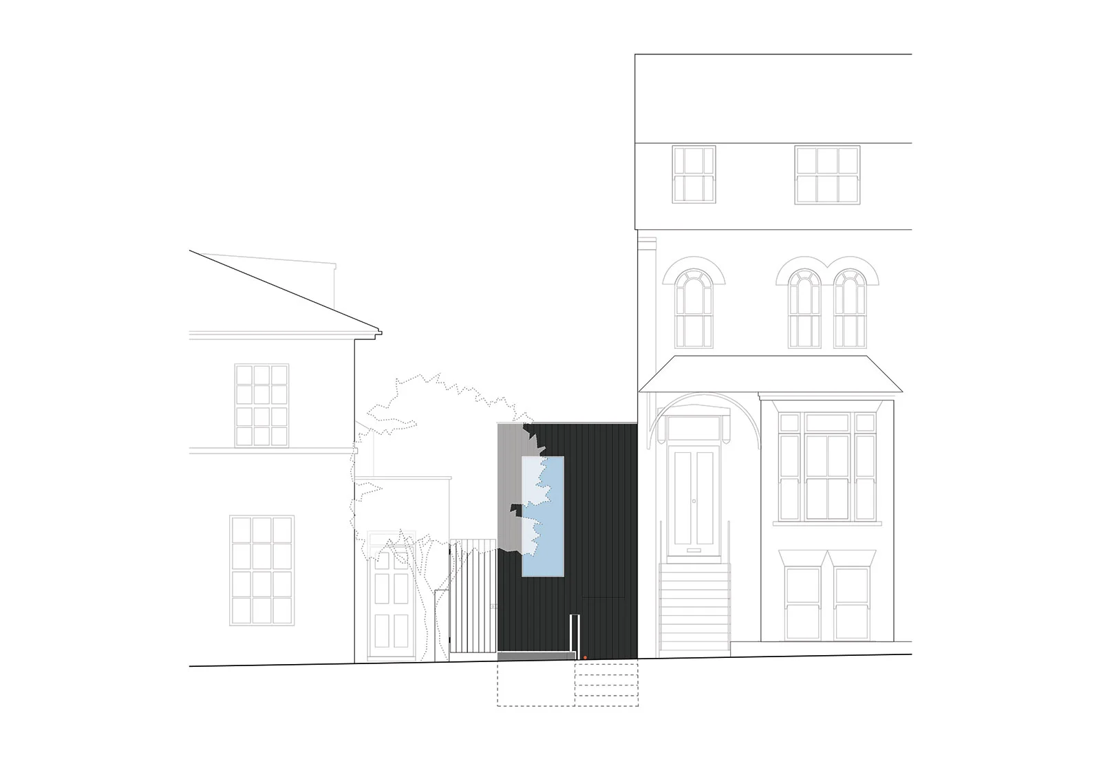 We are developing a large modern extension to a semi-detached family home in Peckham. We are currently exploring the bespoke timber cladding profiles and finishes. Look out for further developments 