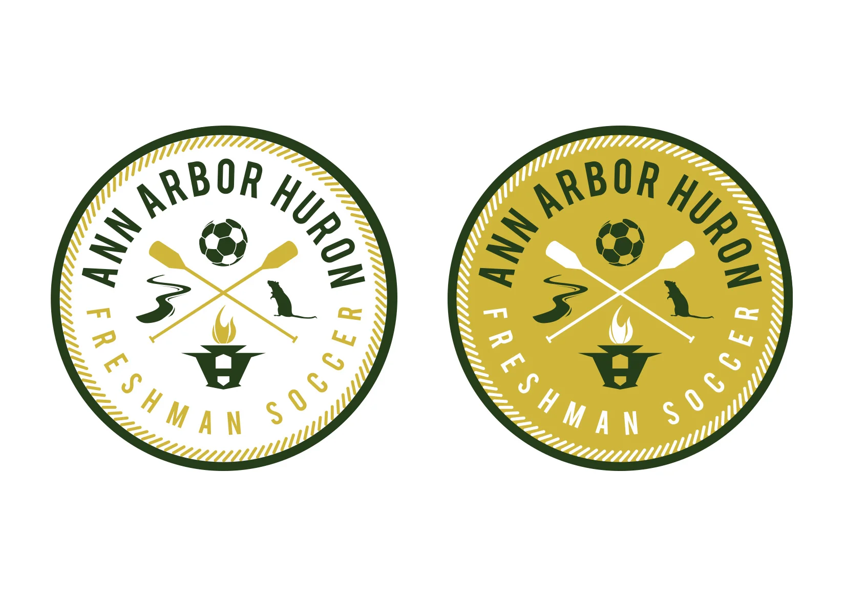 high school soccer team logo design by jordan fretz