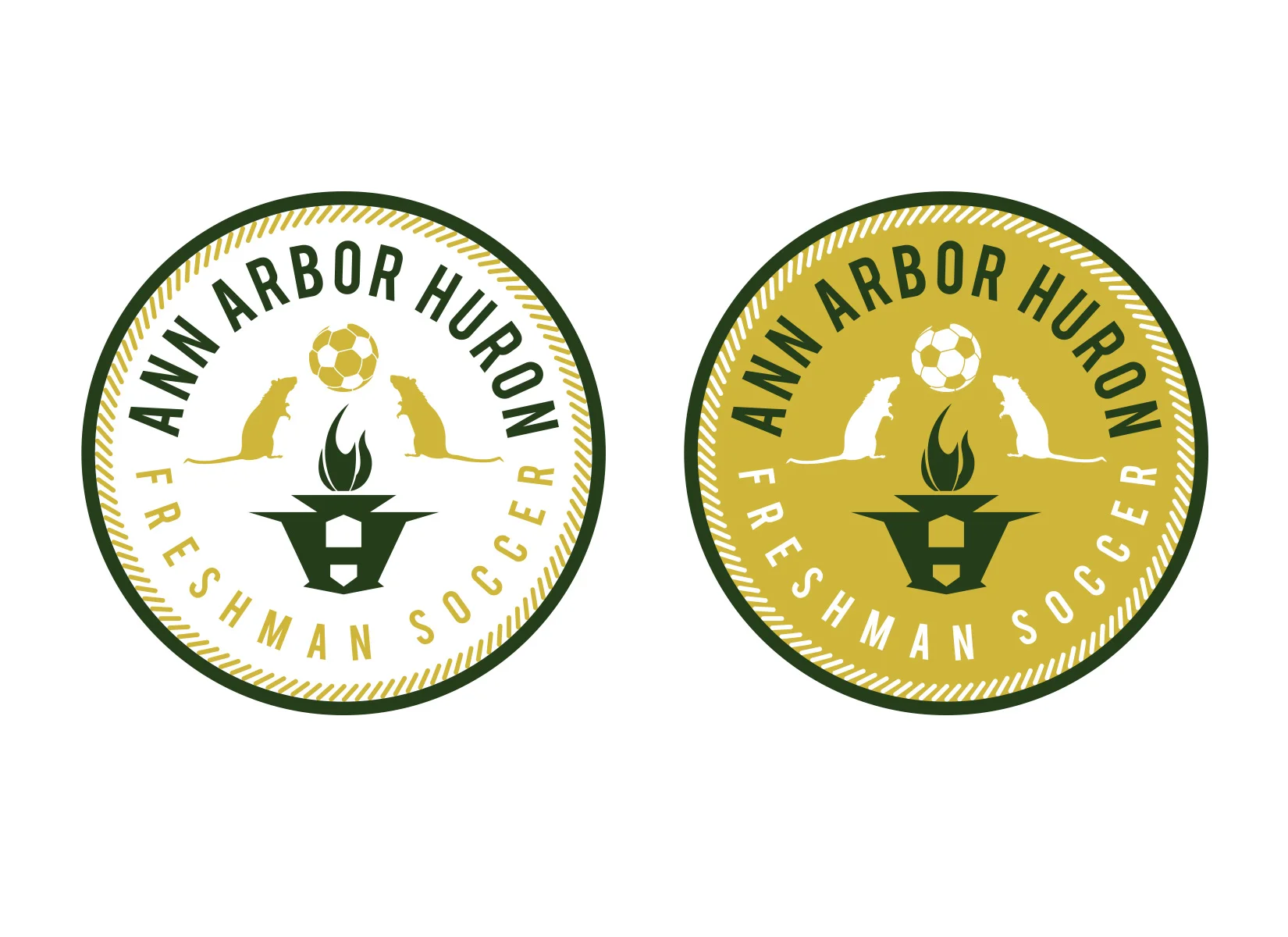 high school soccer team logo design by jordan fretz