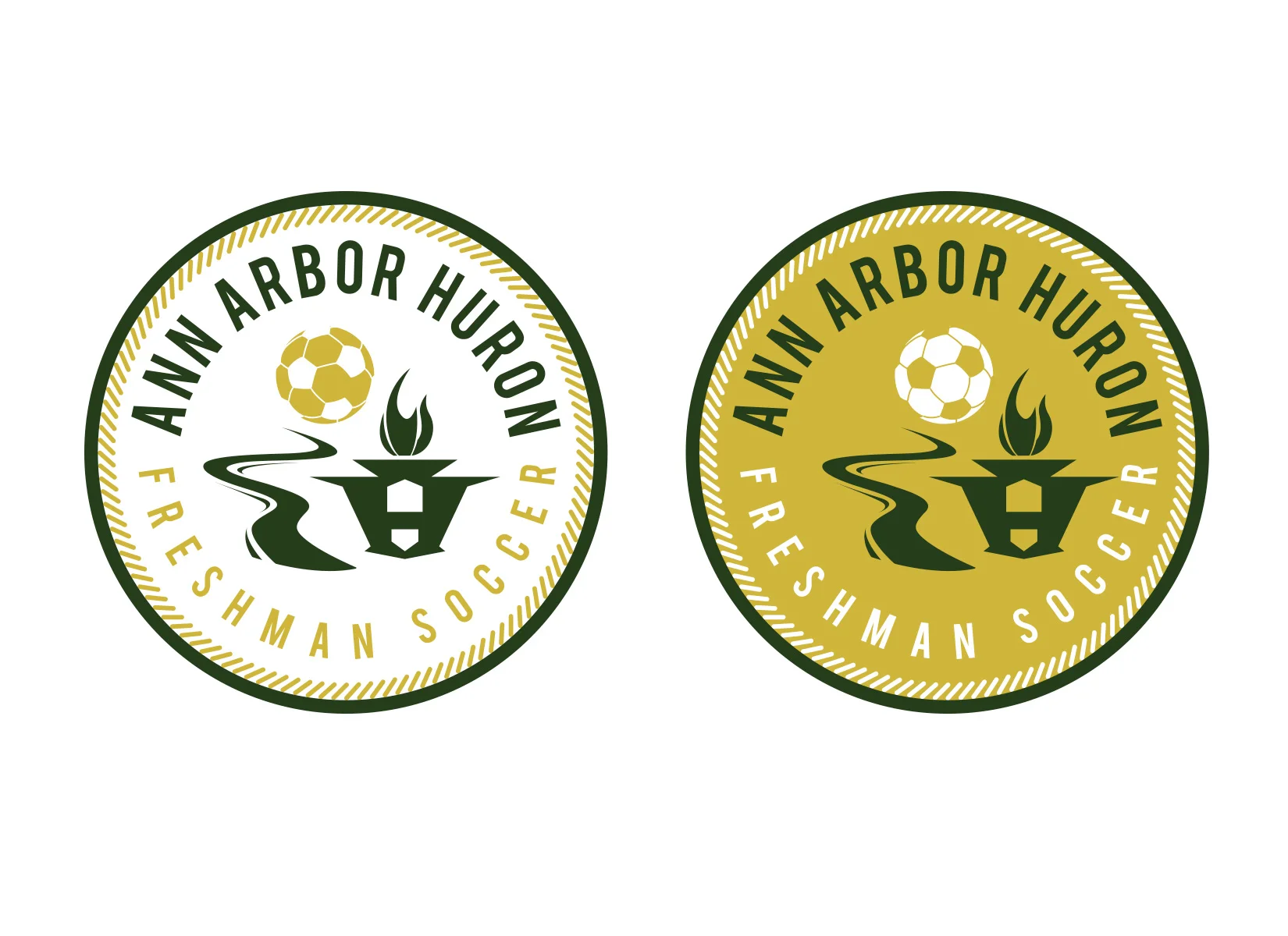 high school soccer team logo design by jordan fretz