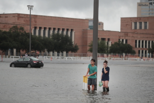 Students at Rice University, Houston. August 27, 2017. Photo by Scott Olson/Getty Images News / Getty Images