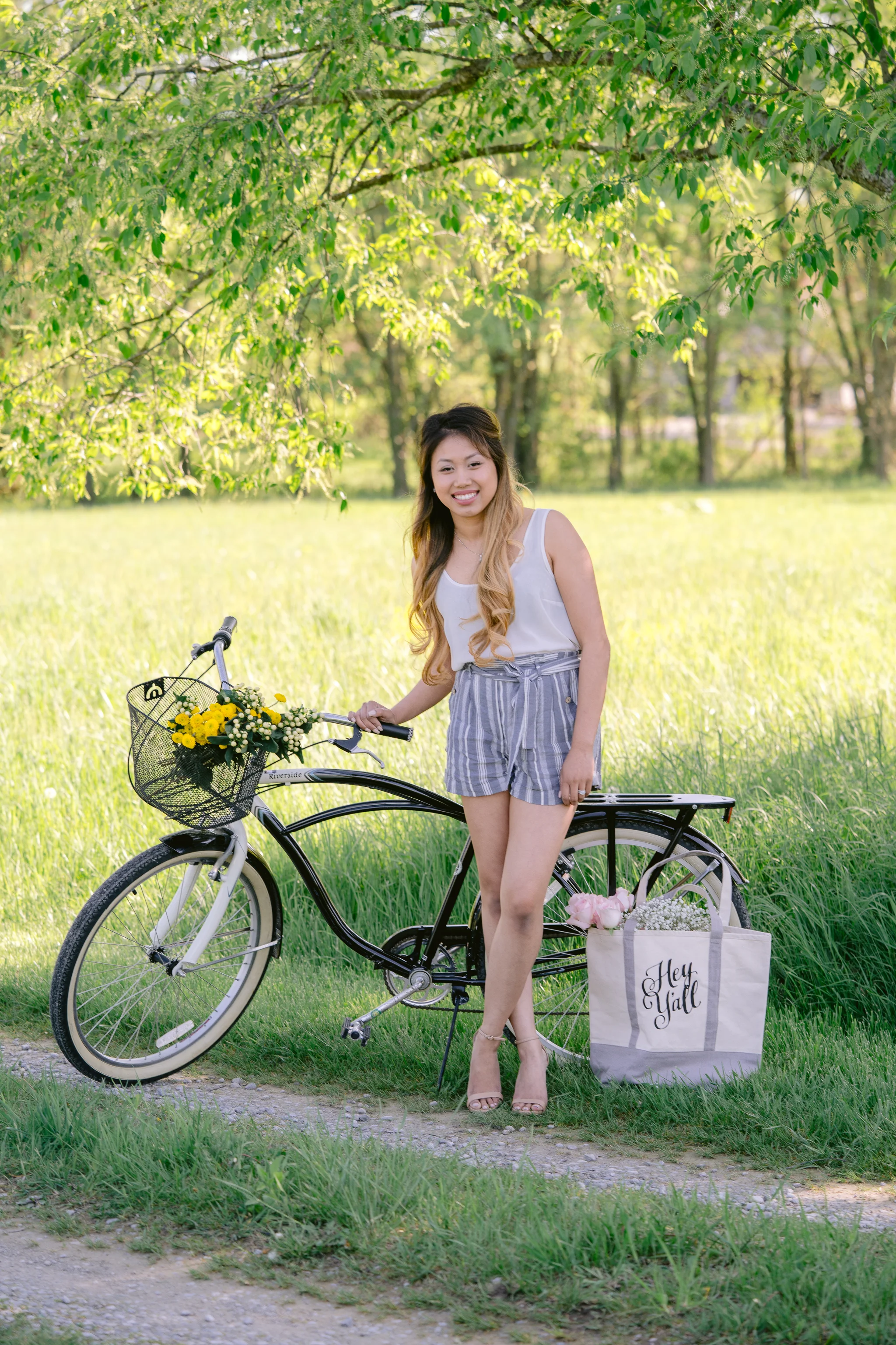 Countryside Floral Bicycle Headshots