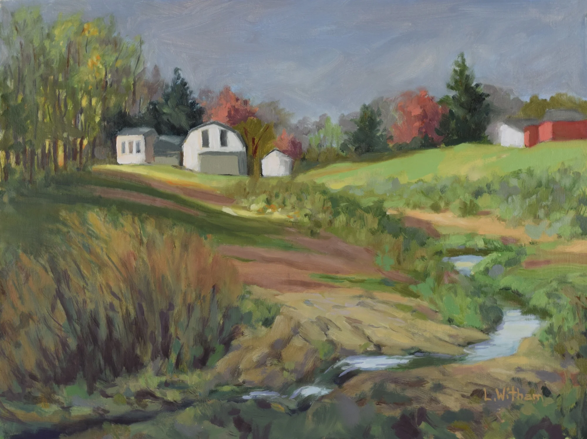 Big Shade, Oil on linen, 12x16