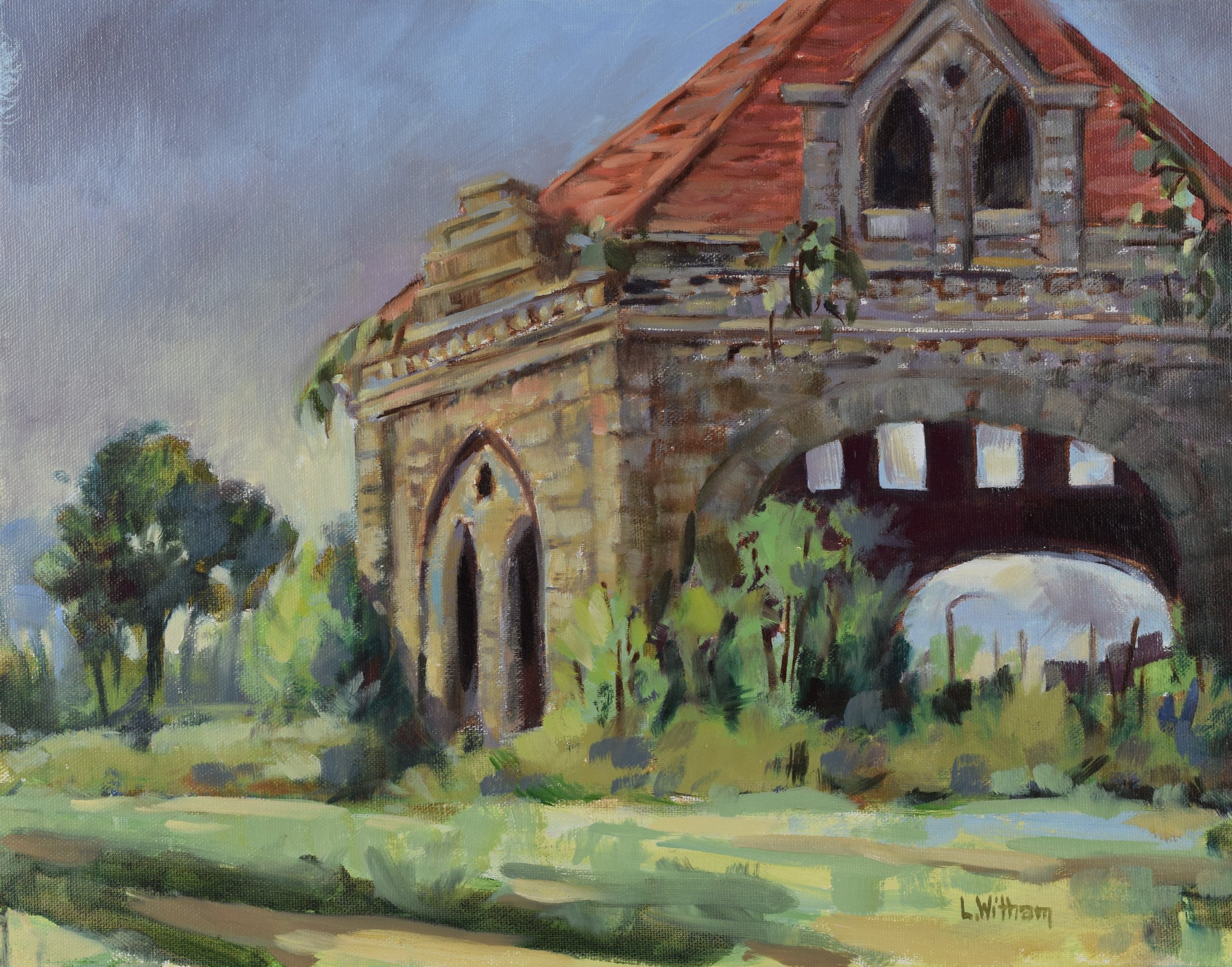Clifton Gatehouse, Oil and acrylic on canvas, 11x14