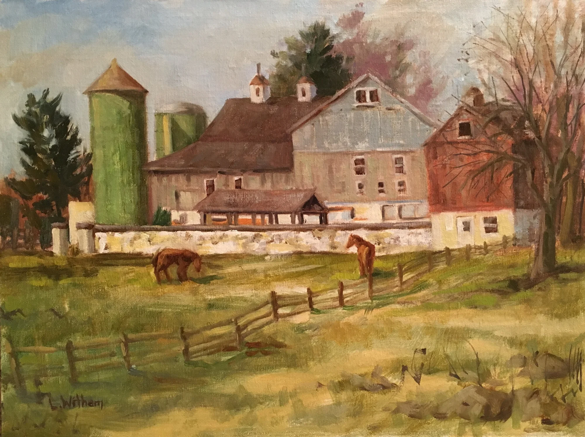 Horse Heaven, Brandywine (2017, plein air)