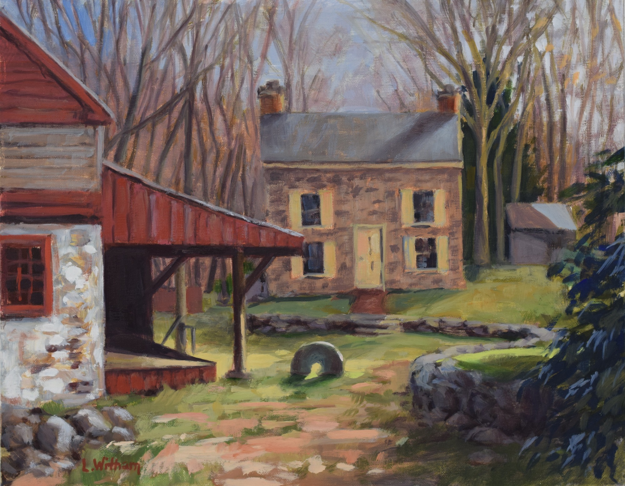 The Gristmill, Oil on linen, 11x14