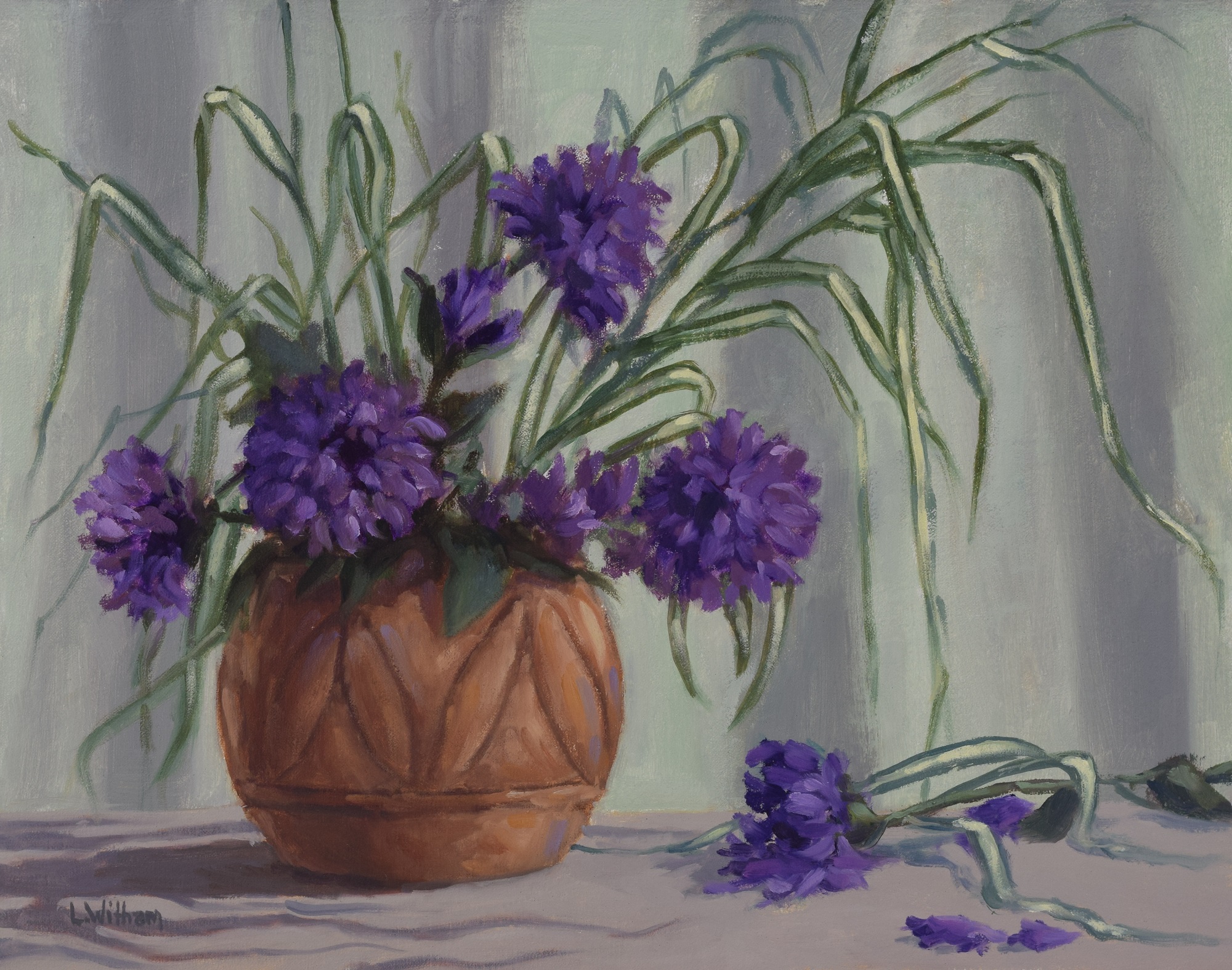 Grasses, Oil on linen, 11x14