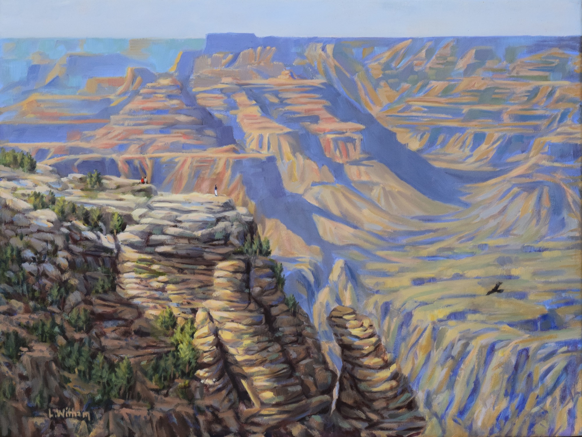 Grand Canyon, Oil on canvas, 18x24