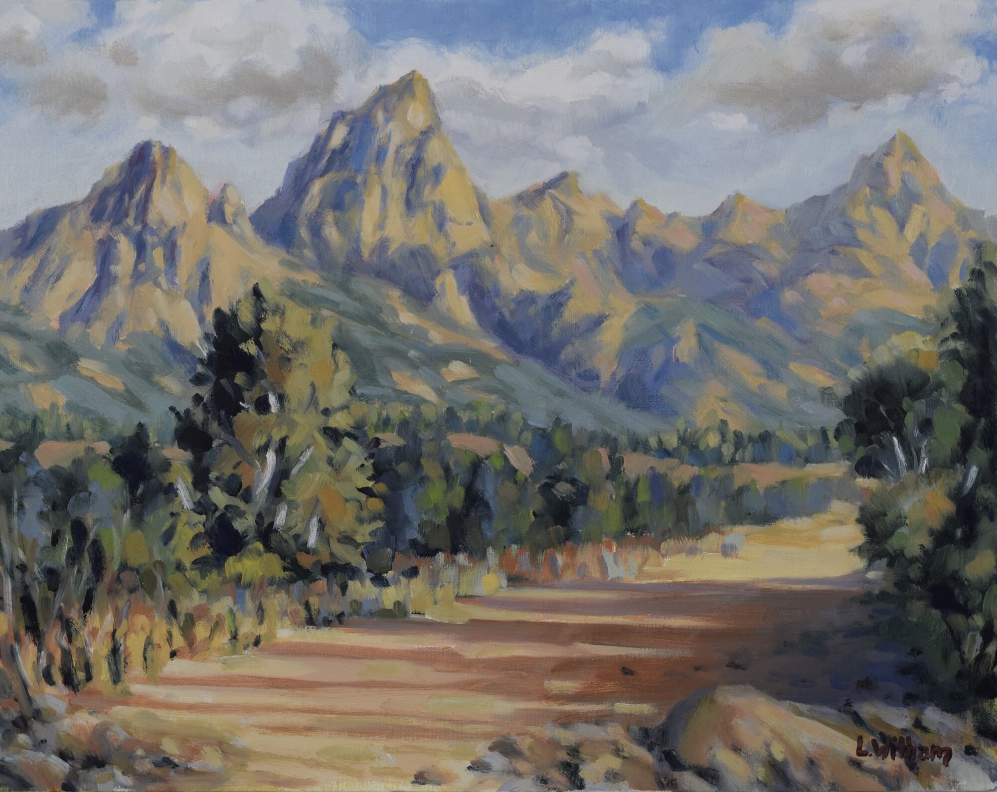 Teton Morning, Oil on linen, 11x14