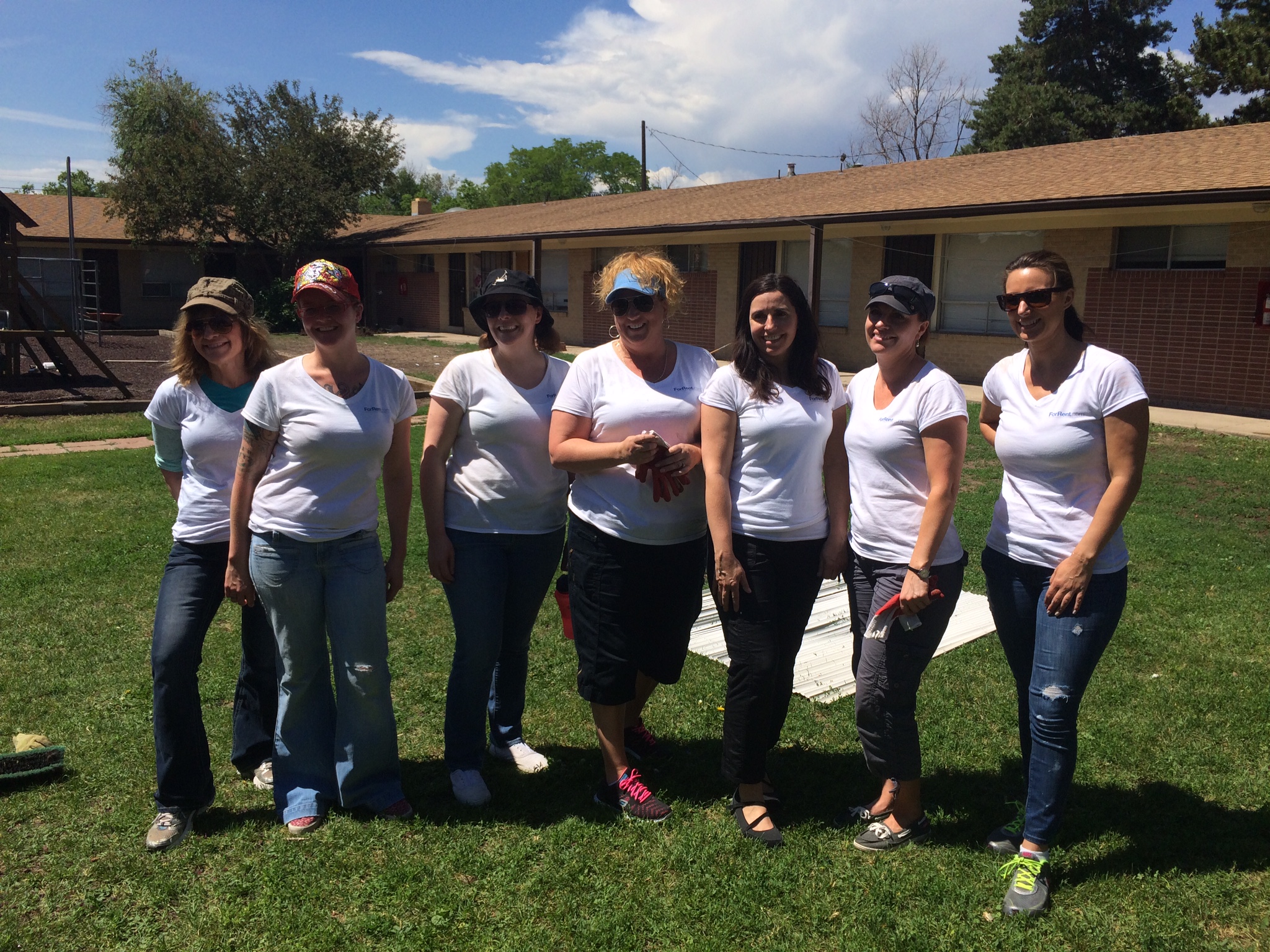 A group of amazing volunteers help us keep our properties looking fabulous! 