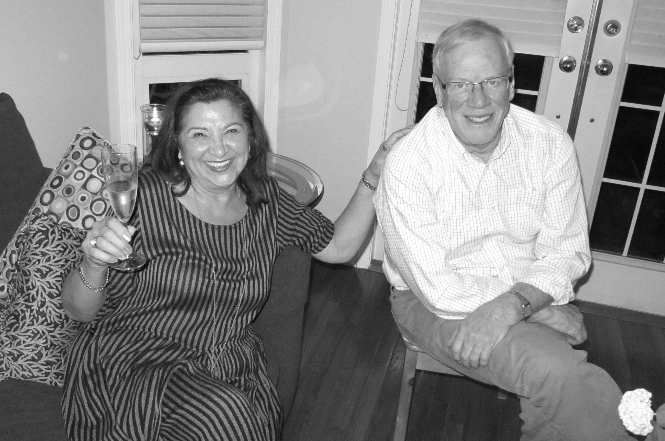 Patricia Windsor with Bob