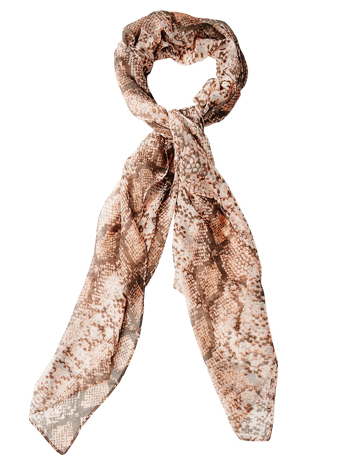Snake Print Woven Scarf
