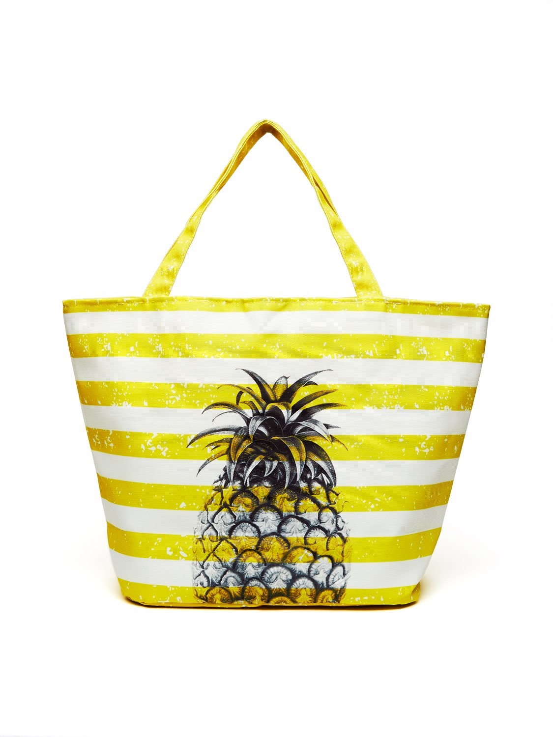 Pineapple Stripe Canvas Tote