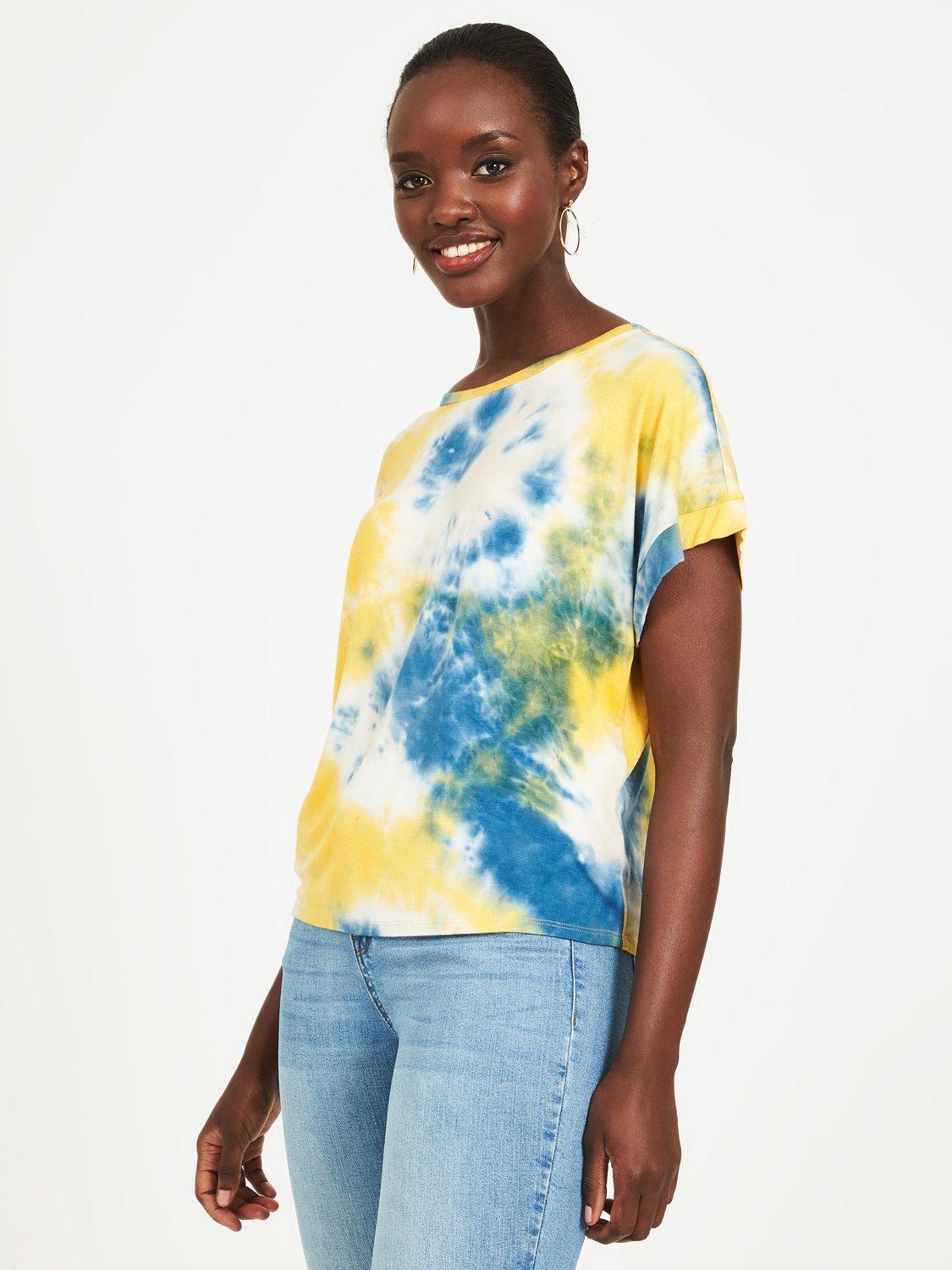 T-shirt surdimensionné Tie-Dye