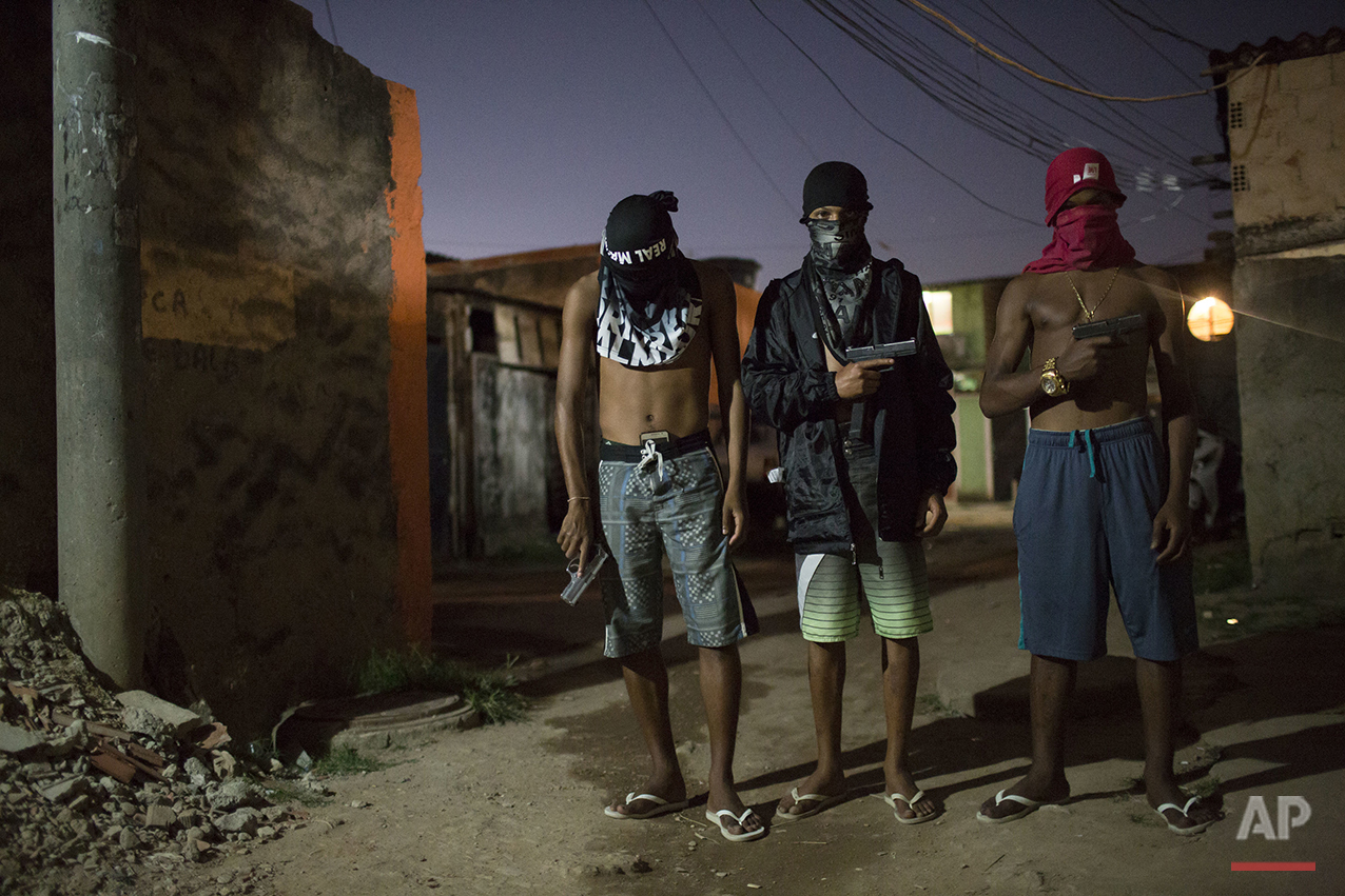 In Rio’s slums, gangs, drugs, murders carry the day.