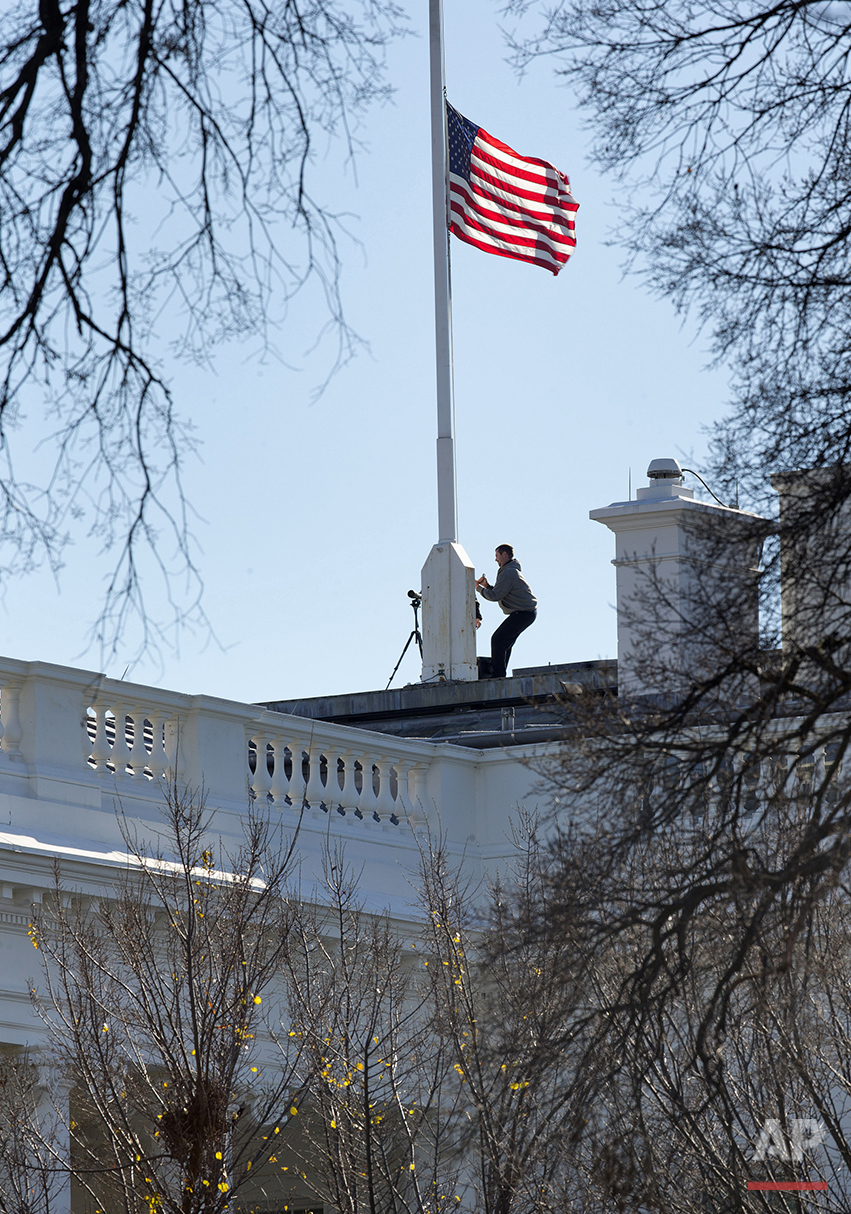 Lowering The Flag