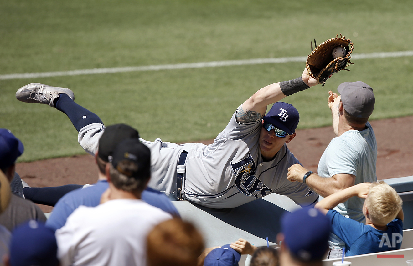 Rays Dodgers Baseball