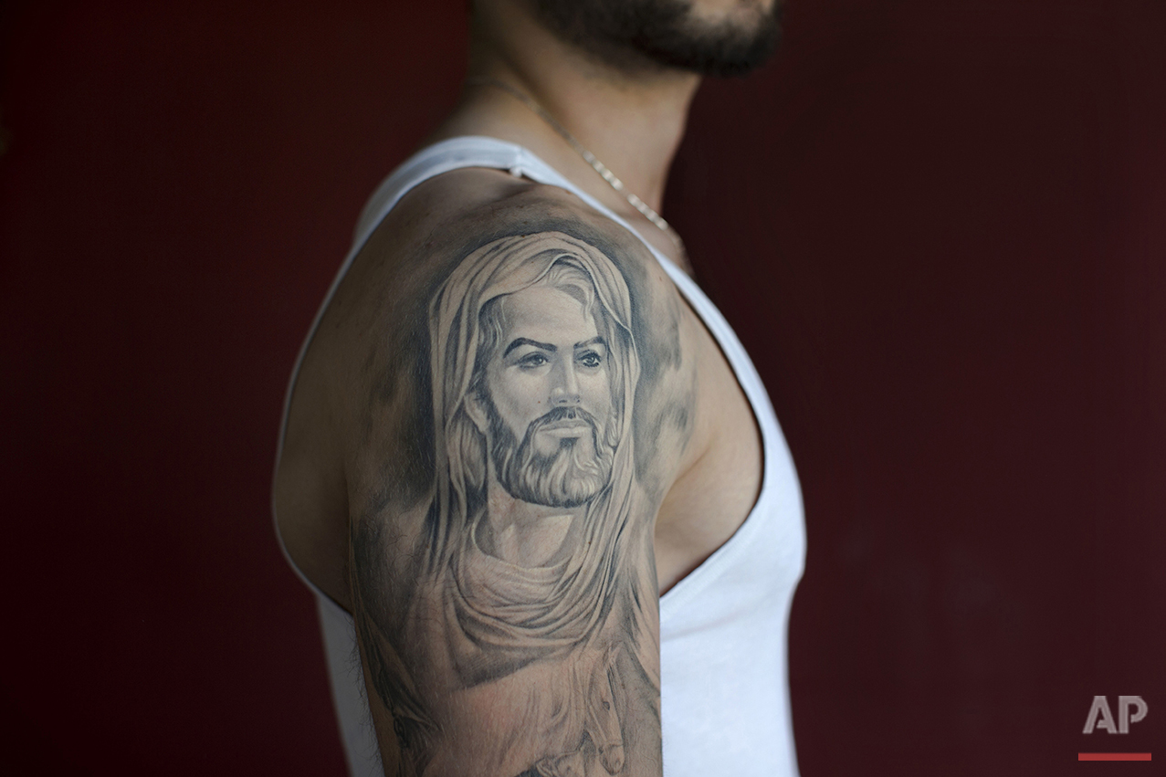 Lebanon Shiite tattoos — AP Photos