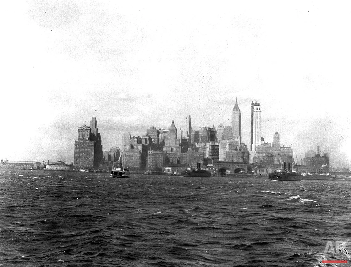 This Nov. 7, 1930 photo shows New York's skyline from the harbor. (AP Photo)