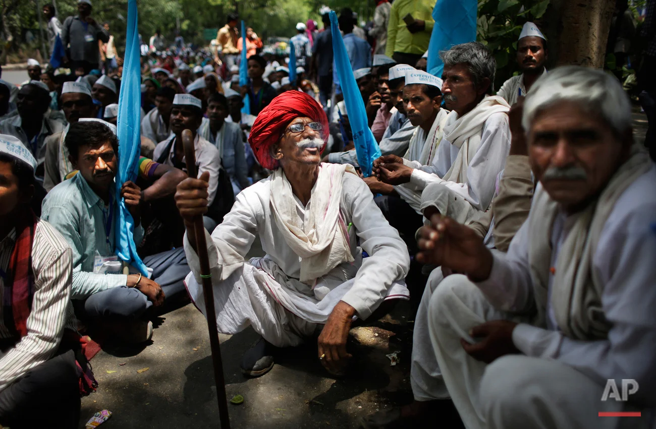 APTOPIX India Water Protest
