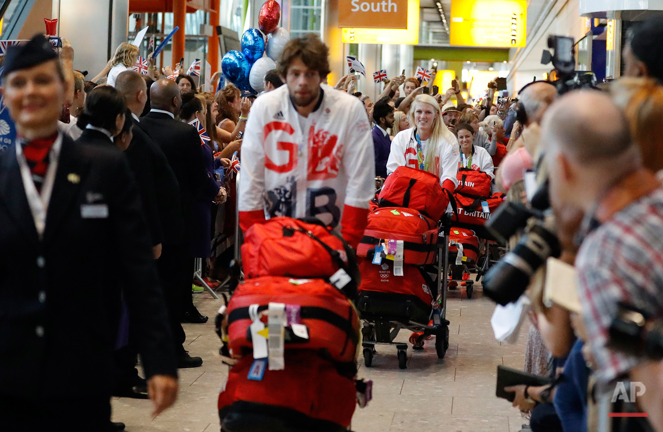 Britain Olympic Team Arrival