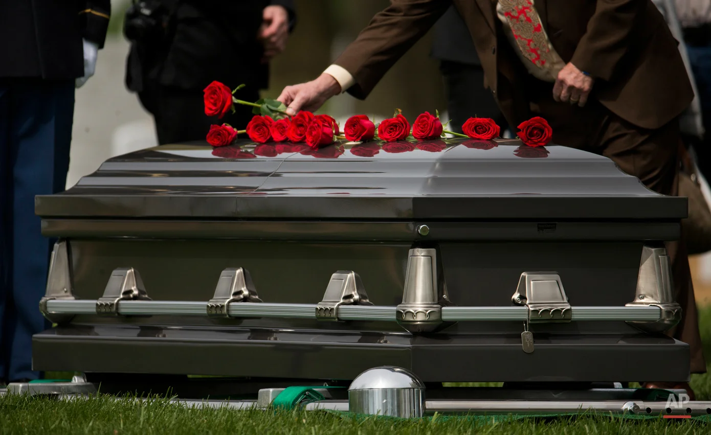 APTOPIX Arlington Burial Korean War
