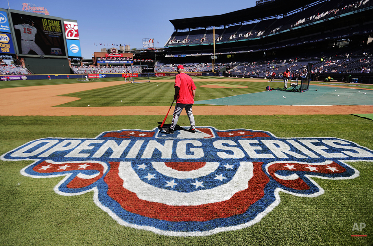 Nationals Braves Baseball