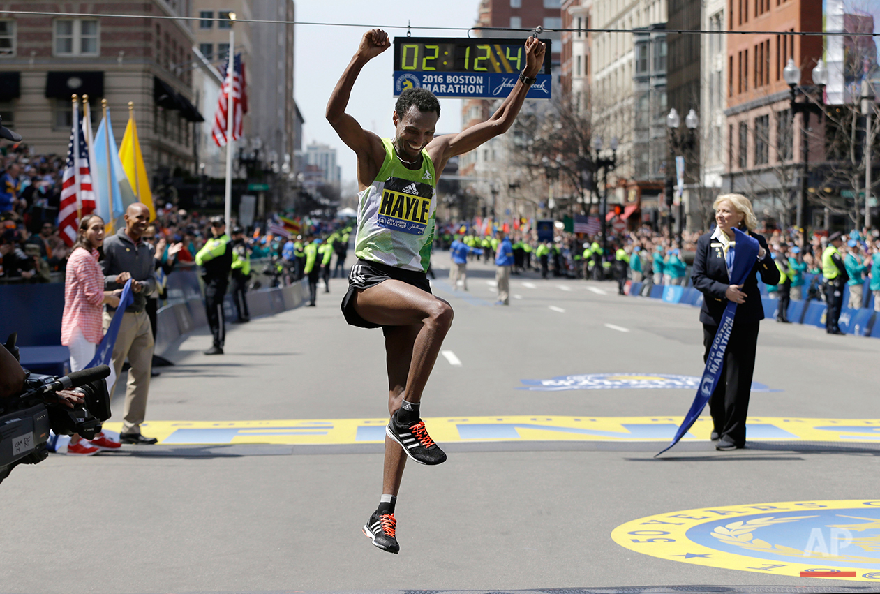 APTOPIX Boston Marathon