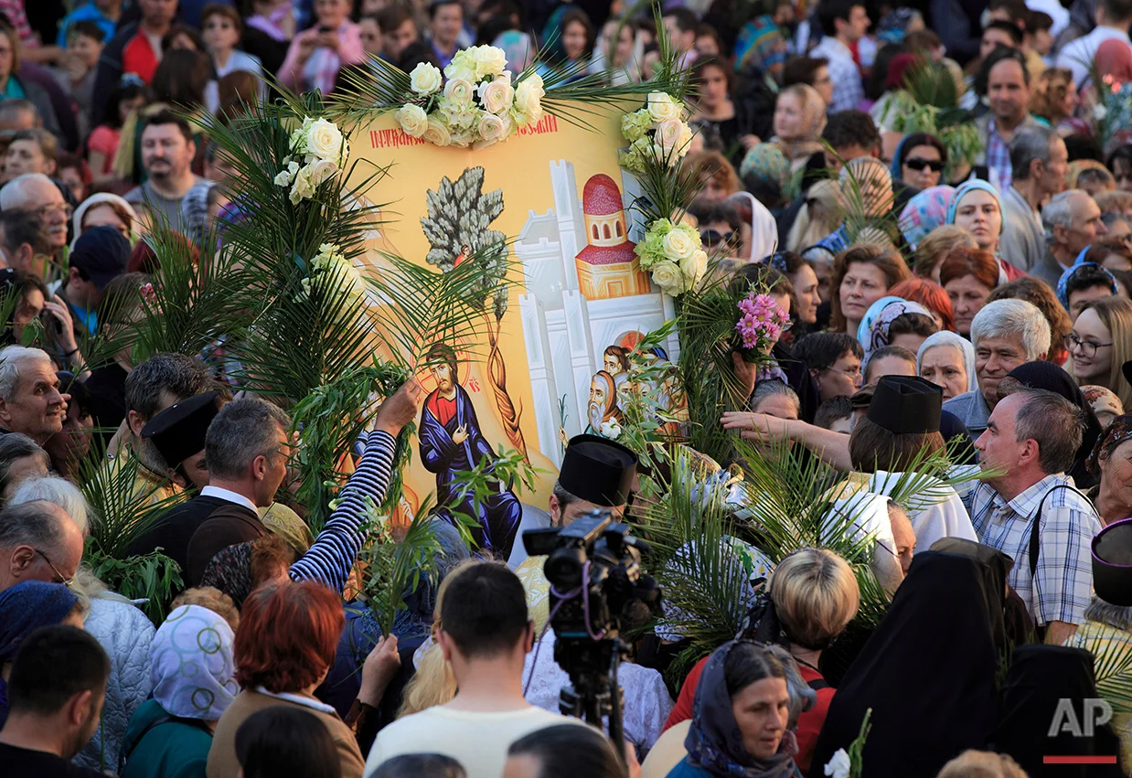Romania Orthodox Palm Sunday Photo Gallery