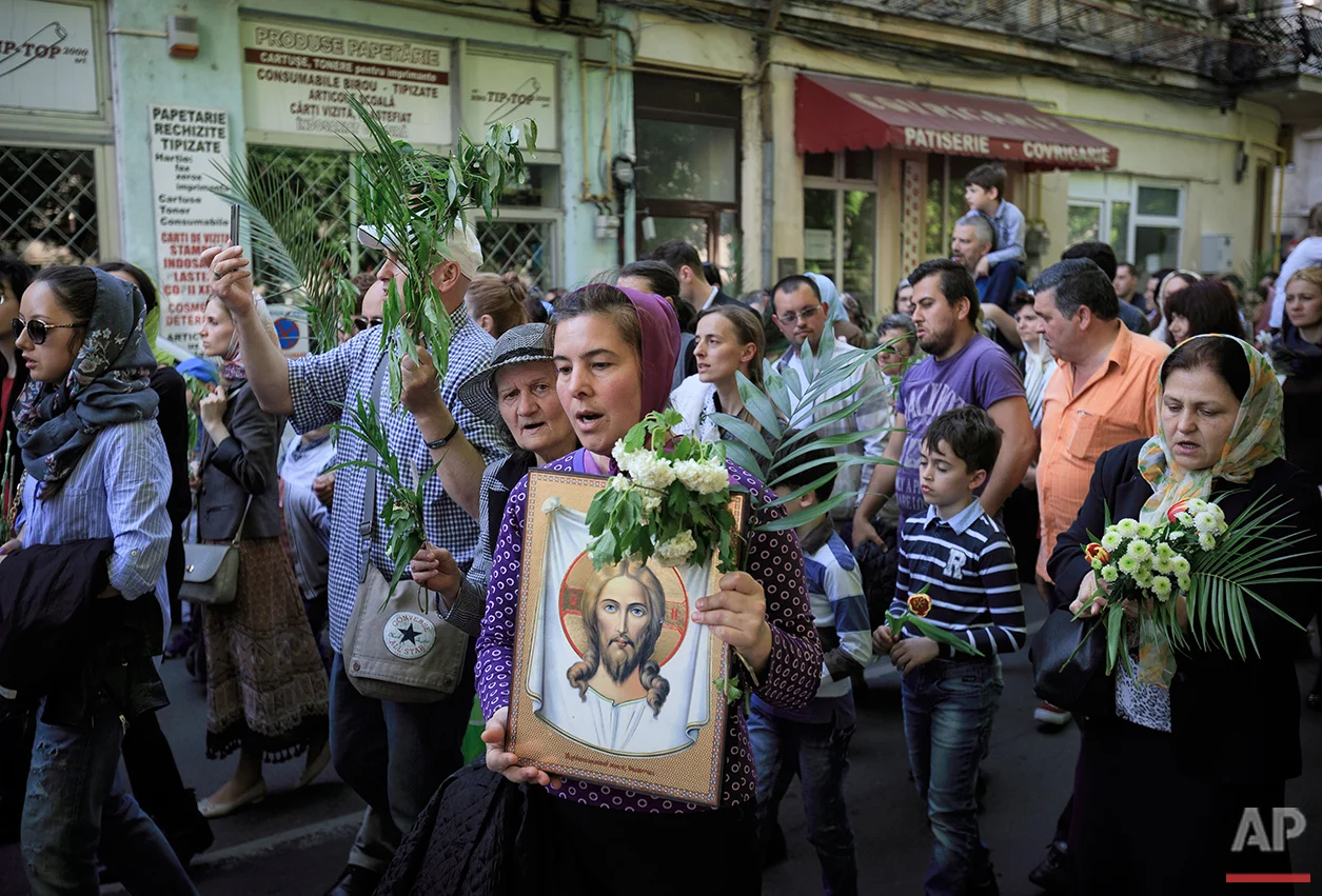 Romania Orthodox Palm Sunday Photo Gallery