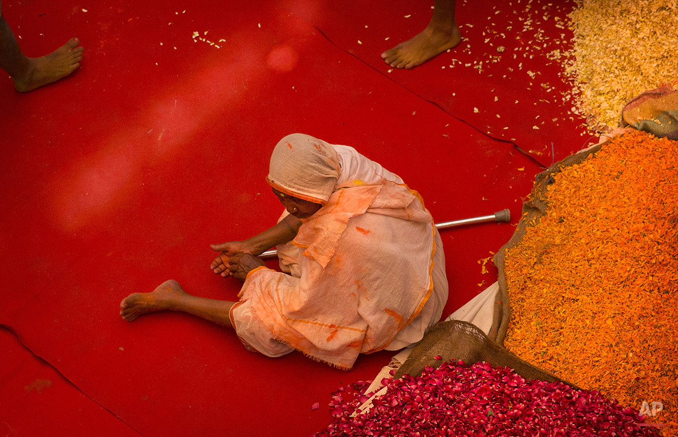 India Widows Holi