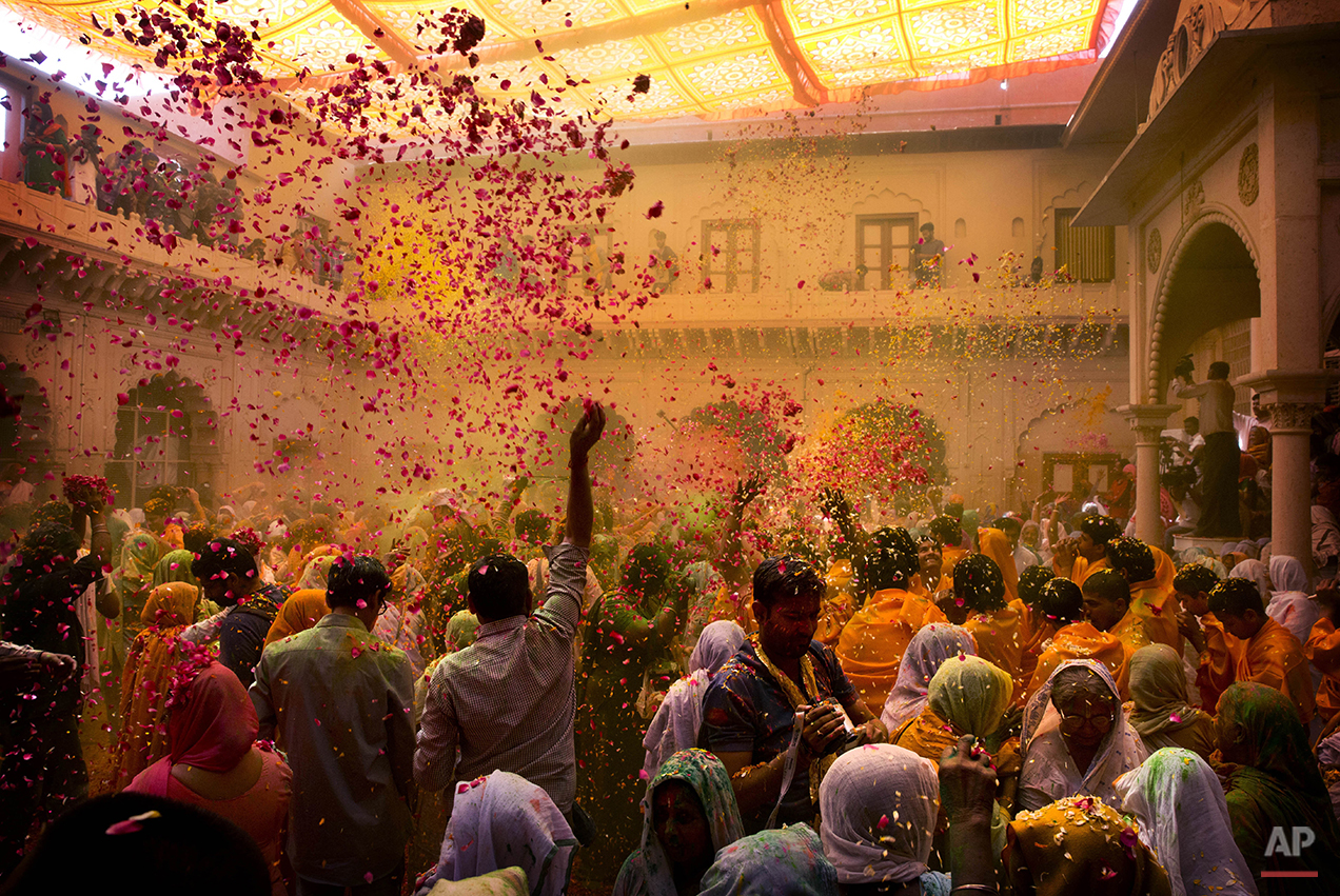 India Widows Holi