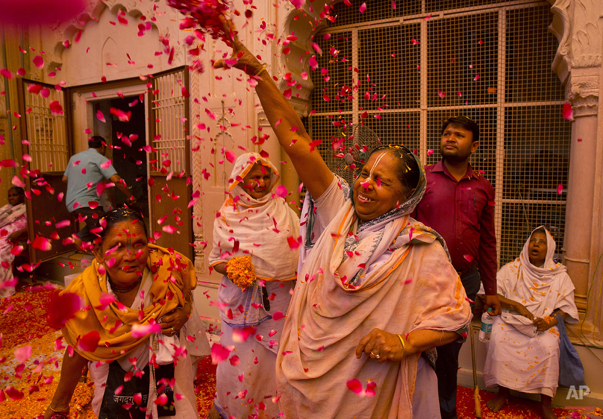 India Widows Holi