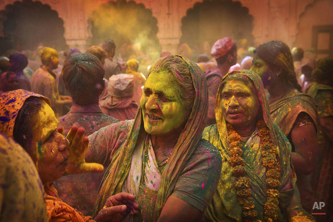 India Widows Holi