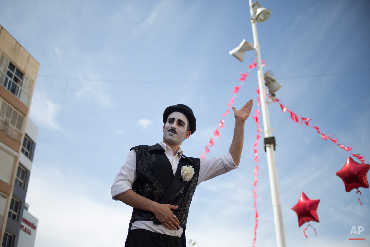 Mideast Israel Purim