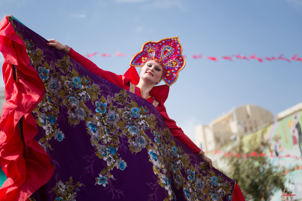 Mideast Israel Purim
